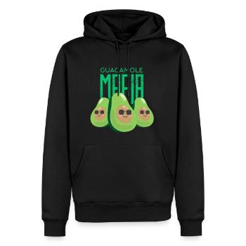Cadeau drôle de chemise d'avocat de mafia de Guacamole - Sweat à capuche Premium bio Homme - noir - Devant - Nico (187cm)