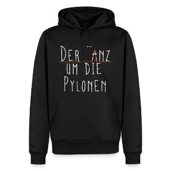 Slalom Der Tanz um die Pylonen - Männer Premium Bio Hoodie - Schwarz - Vorne - Nico (187cm)