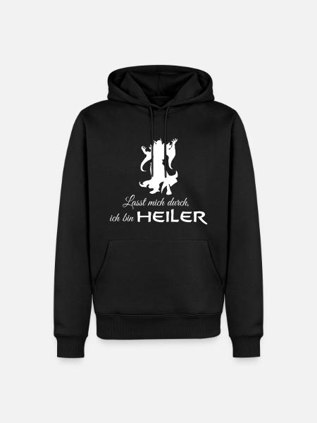 Mage Healer Fantasy - Men’s Premium Organic Hoodie - black