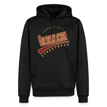 Gelsenkirchen Deutschland College High School - Männer Premium Bio Hoodie - Schwarz - Vorne - Nico (187cm)