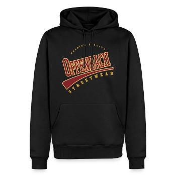 Offenbach Allemagne College High School Style - Sweat à capuche Premium bio Homme - noir - Devant - Nico (187cm)