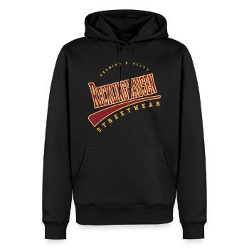Recklinghausen Deutschland College High School - Männer Premium Bio Hoodie - Schwarz - Vorne - Nico (187cm)