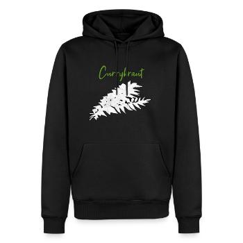 Curry Herb Herbs - Men’s Premium Organic Hoodie - black - Front - Nico (187cm)