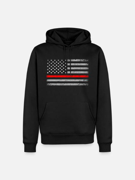 Pompier pompier - Sweat à capuche Premium bio Homme - noir