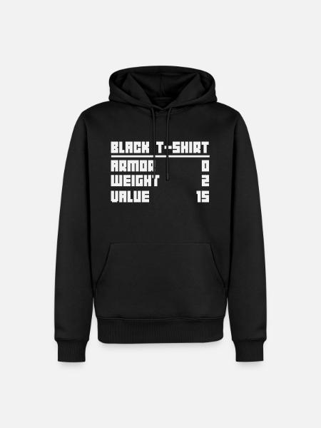 Spielekonsole Konsole Retro Geschenk - Männer Premium Bio Hoodie - Schwarz