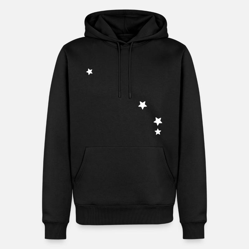 signe du zodiaque Bélier - Sweat à capuche Premium bio Homme - noir