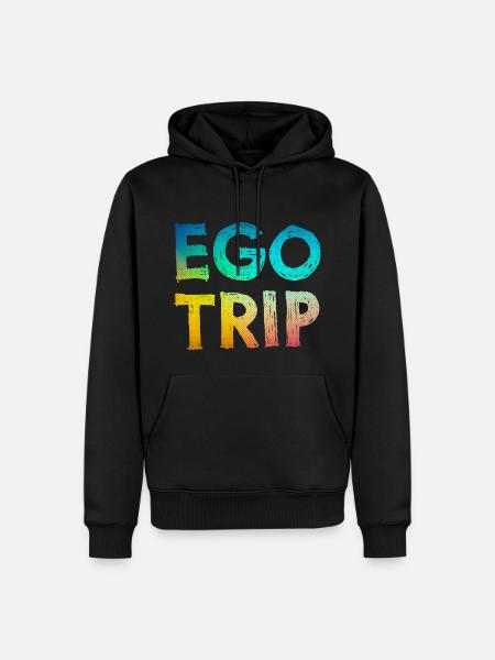 Egotrip - Sweat à capuche Premium bio Homme - noir