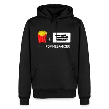French tanks - Men’s Premium Organic Hoodie - black - Front - Nico (187cm)