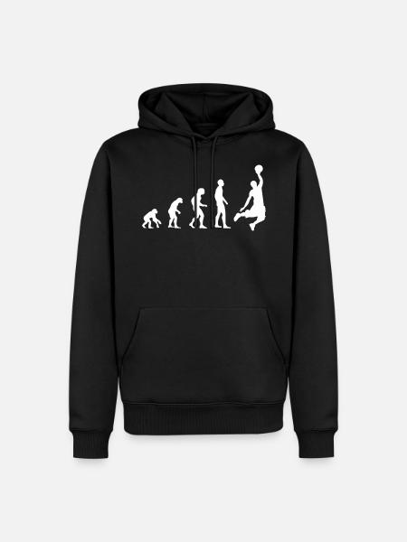 Basketball Evolution | basketball - Men’s Premium Organic Hoodie - black