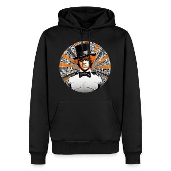 Cool Steampunk Design - Sweat à capuche Premium bio Homme - noir - Devant - Nico (187cm)