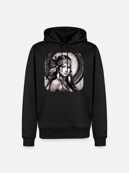 Mystic Shaman - Men’s Premium Organic Hoodie - black