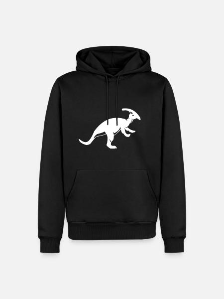 dinosaur - Men’s Premium Organic Hoodie - black