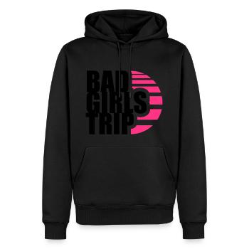 sonne schwarz team crew boese bad gefaehrlich on t - Männer Premium Bio Hoodie - Schwarz - Vorne - Nico (187cm)