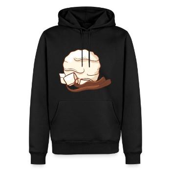 Vanille Eis Speiseeis Eiskrem Eiscreme Kugeleis - Männer Premium Bio Hoodie - Schwarz - Vorne - Nico (187cm)