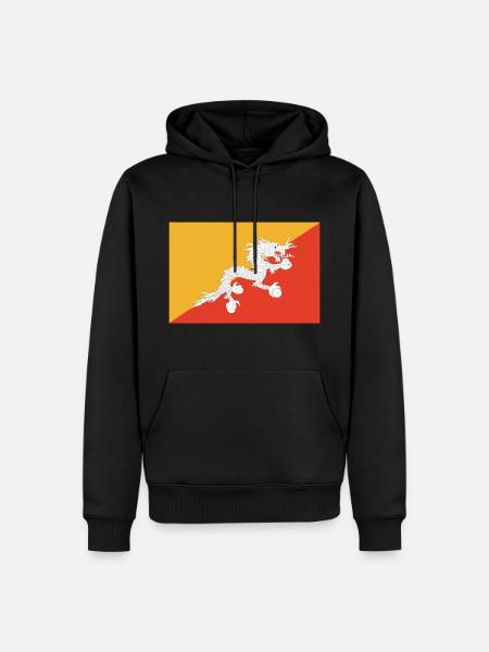 bhutan - Men’s Premium Organic Hoodie - black
