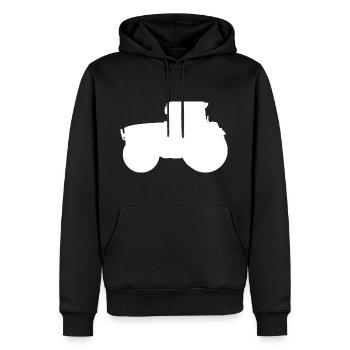 Traktor Trecker Ackerschlepper Schlepper - Männer Premium Bio Hoodie - Schwarz - Vorne - Nico (187cm)