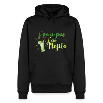 I can not, I have Mojito - Men’s Premium Organic Hoodie - black - Front - Nico (187cm)