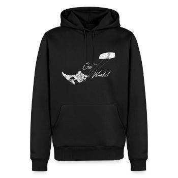 Kitesurf Kitesurf Kitesurf Cadeau Rétro - Sweat à capuche Premium bio Homme - noir - Devant - Nico (187cm)