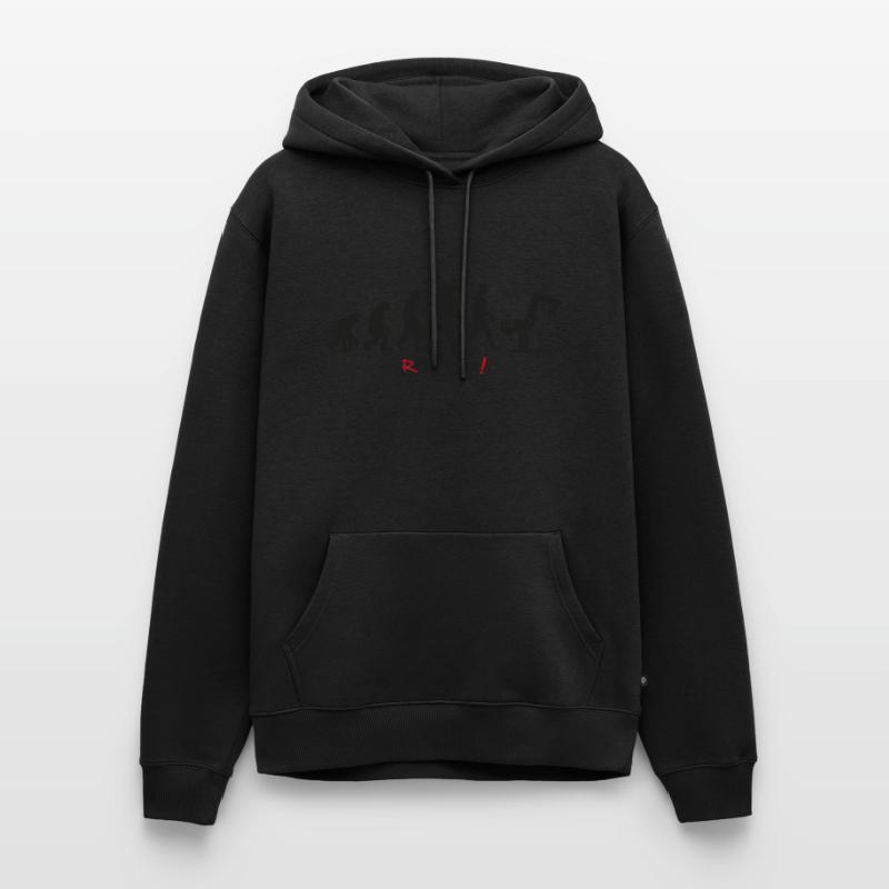 Evolution Revolution Android Roboter Männer Premium Bio Hoodie