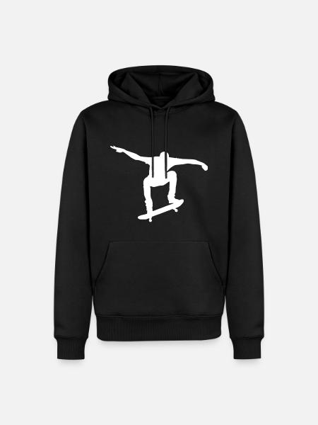 Skater skating - Men’s Premium Organic Hoodie - black