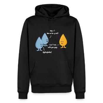 Biology Bioteacher Funny Funny Sayings Gift - Men’s Premium Organic Hoodie - black - Front - Nico (187cm)