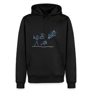 Modellbauer Flugzeug, Luftfahrt RC - Männer Premium Bio Hoodie - Schwarz - Vorne - Nico (187cm)