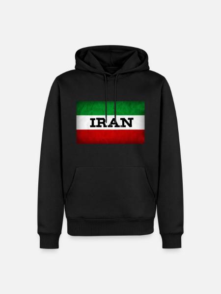 IRAN - Men’s Premium Organic Hoodie - black