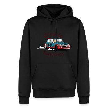 Rallycross - Männer Premium Bio Hoodie - Schwarz - Vorne - Nico (187cm)