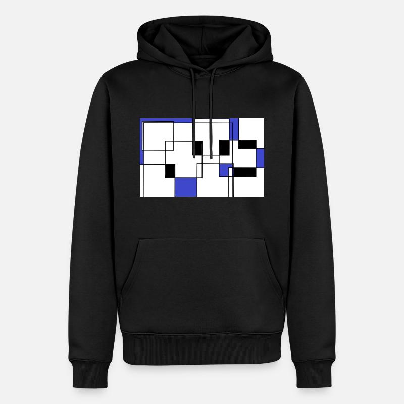 Sequence - Sweat à capuche Premium bio Homme - noir