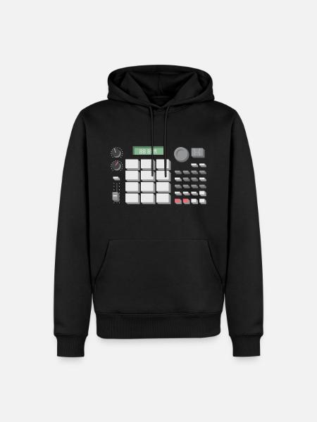 88 BPM MPC 500 - Männer Premium Bio Hoodie - Schwarz