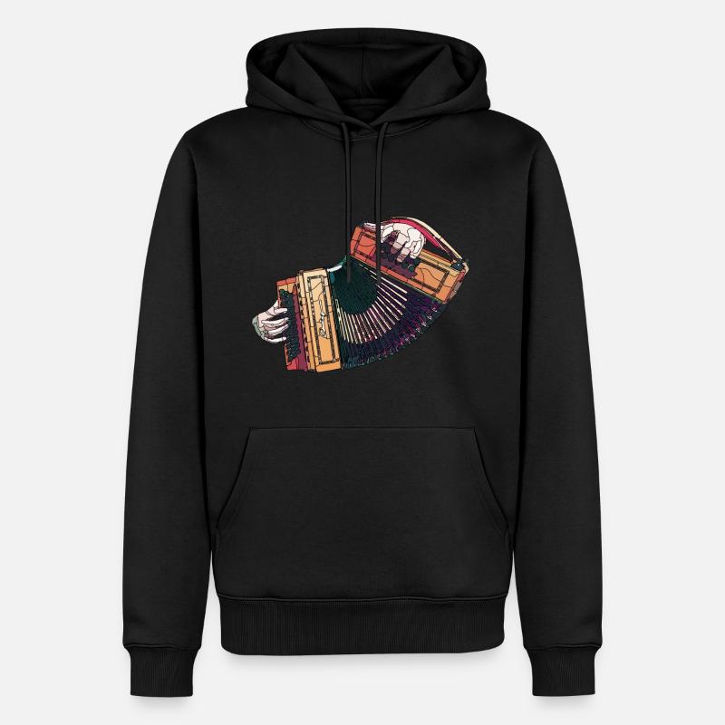 box3 - Sweat à capuche Premium bio Homme - noir