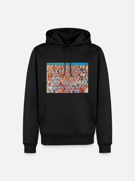 grandstand - Men’s Premium Organic Hoodie - black
