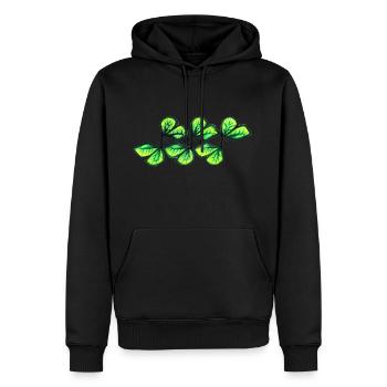 Schmetterling 1 - Männer Premium Bio Hoodie - Schwarz - Vorne - Nico (187cm)