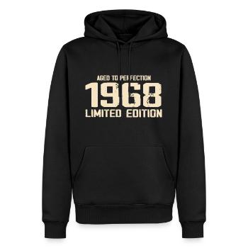 1968 Limited edition 1968 Geburtstag 1968 Retro - Männer Premium Bio Hoodie - Schwarz - Vorne - Nico (187cm)