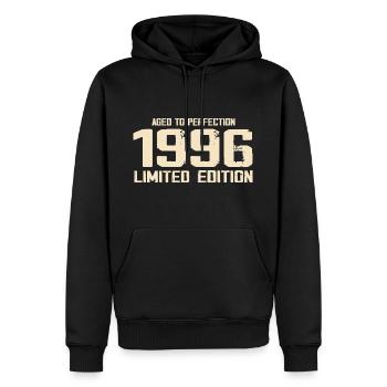 1996 Limited edition 1996 Geburtstag 1996 Retro - Männer Premium Bio Hoodie - Schwarz - Vorne - Nico (187cm)