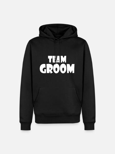 Team groom - Men’s Premium Organic Hoodie - black