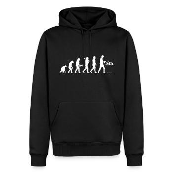 Barkeeper Barmann Bartender Evolution Geschenk - Männer Premium Bio Hoodie - Schwarz - Vorne - Nico (187cm)
