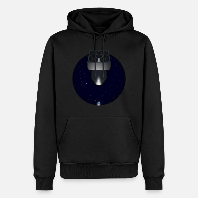 Bombe A - Männer Premium Bio Hoodie - Schwarz