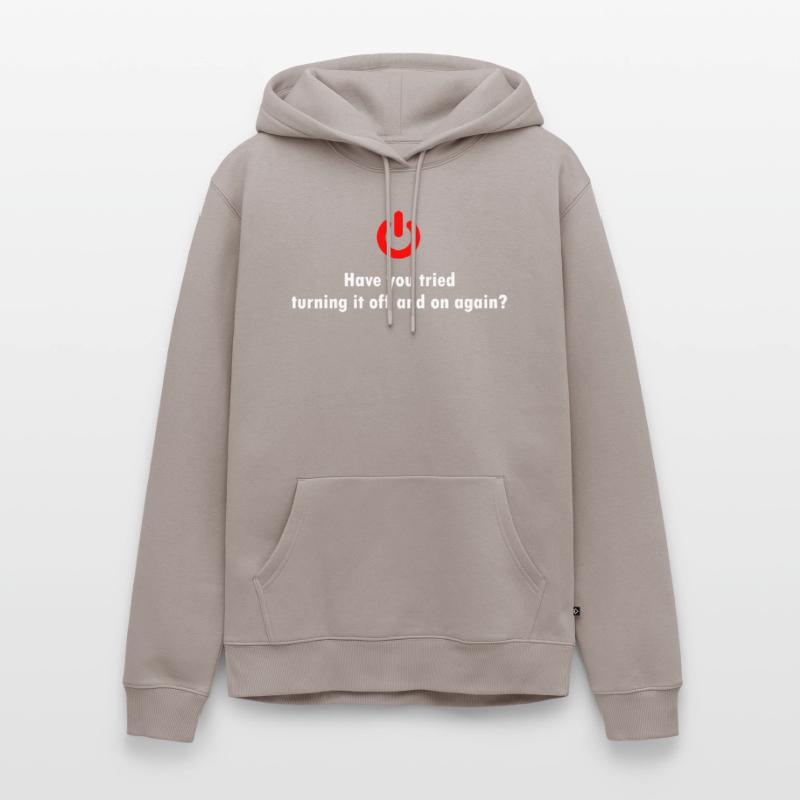 Technischer Support IT Techniker Technik Geschenk Männer Premium Bio Hoodie