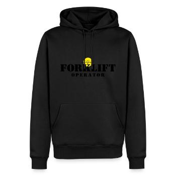 Forklift Operator Certification - Männer Premium Bio Hoodie - Schwarz - Vorne - Nico (187cm)