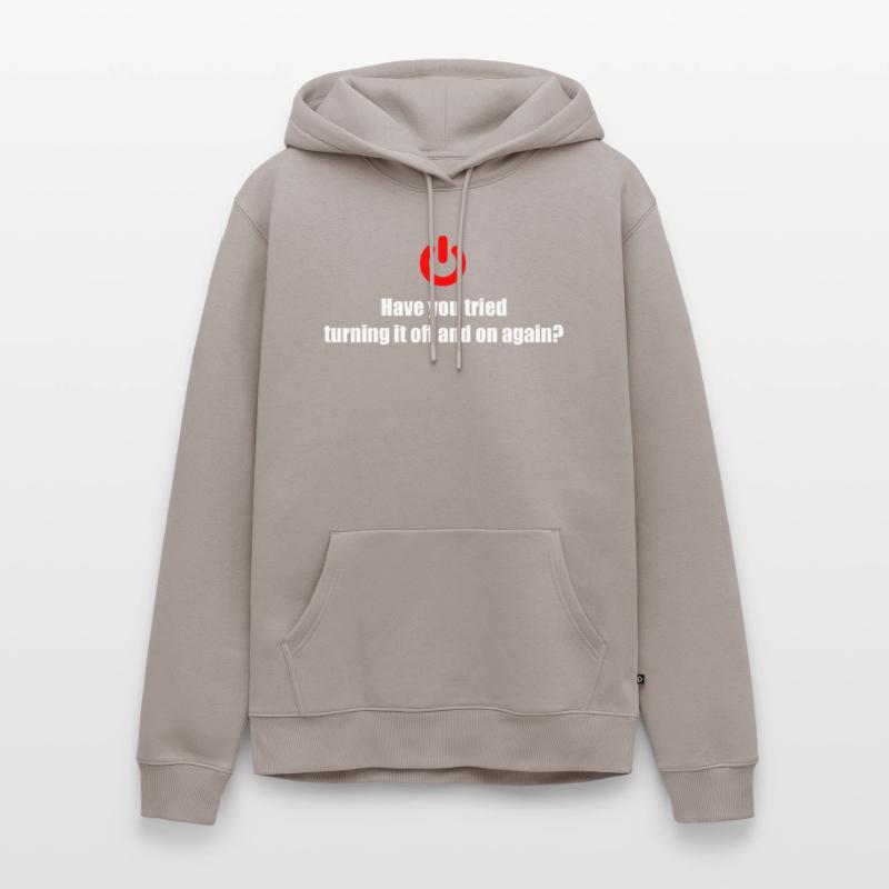 Technischer Support IT Techniker Technik Geschenk Männer Premium Bio Hoodie