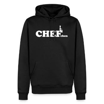 Kleiner Chef Chefchen Büro Team Angestellte Job - Männer Premium Bio Hoodie - Schwarz - Vorne - Nico (187cm)