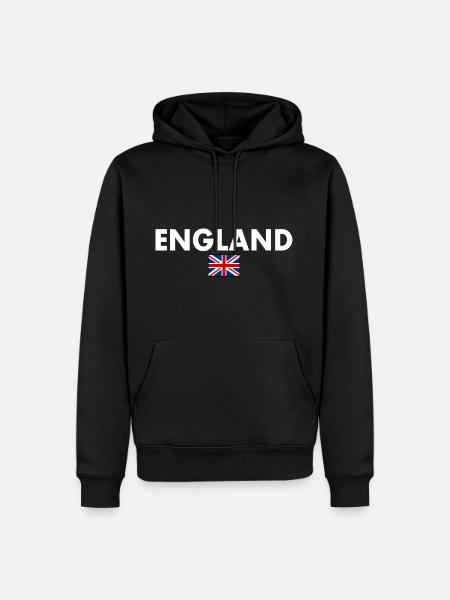 angleterre - Sweat à capuche Premium bio Homme - noir