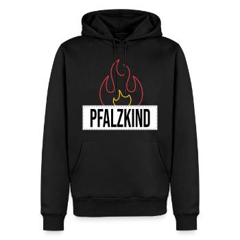 Pfalzkinder Pfalz Pfälzer Rheinland-Pfalz Weinfest - Männer Premium Bio Hoodie - Schwarz - Vorne - Nico (187cm)