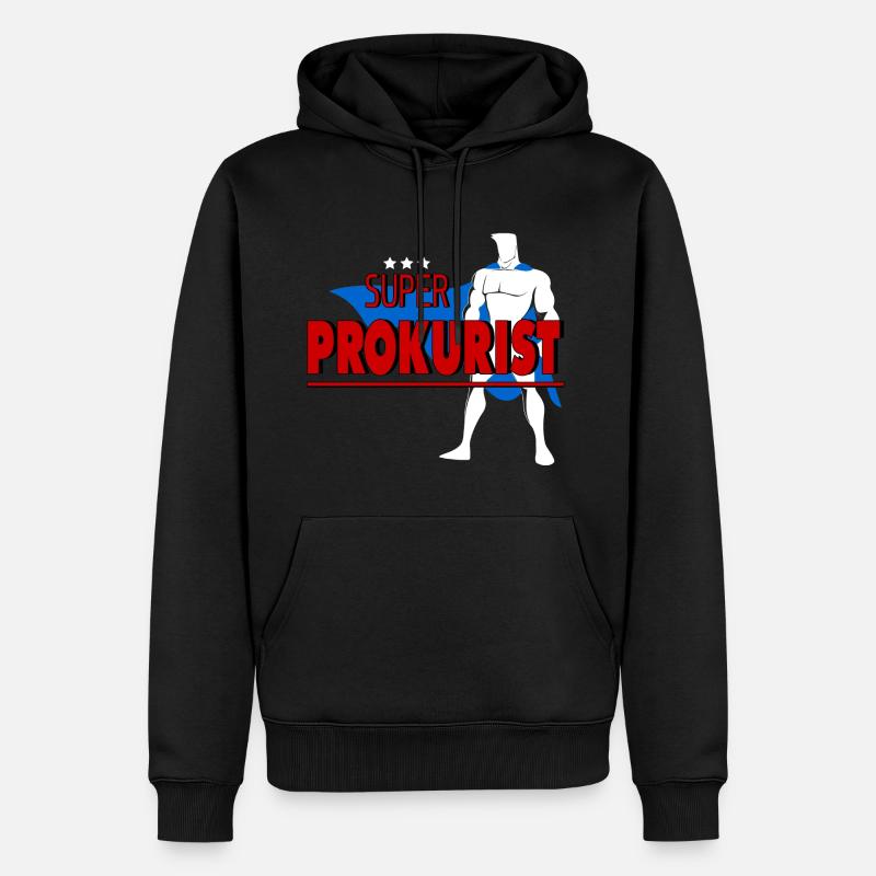 PROKURIST - Männer Premium Bio Hoodie - Schwarz