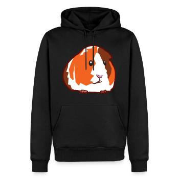 Cobaye mignon Comme animal de compagnie et rongeur - Sweat à capuche Premium bio Homme - noir - Devant - Nico (187cm)
