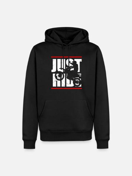 motorcycle - Men’s Premium Organic Hoodie - black