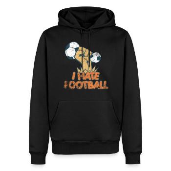 Torhüter Torwart Fußballspieler Fußbal Geschenk - Männer Premium Bio Hoodie - Schwarz - Vorne - Nico (187cm)