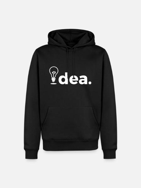 technology - Men’s Premium Organic Hoodie - black