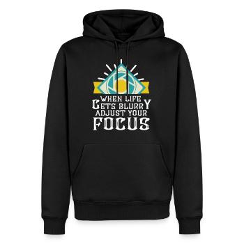 Photographie Photograph Kamera Geschenk - Männer Premium Bio Hoodie - Schwarz - Vorne - Nico (187cm)